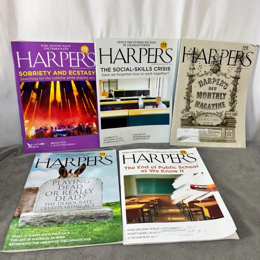 Harpers Magazine some unopened
